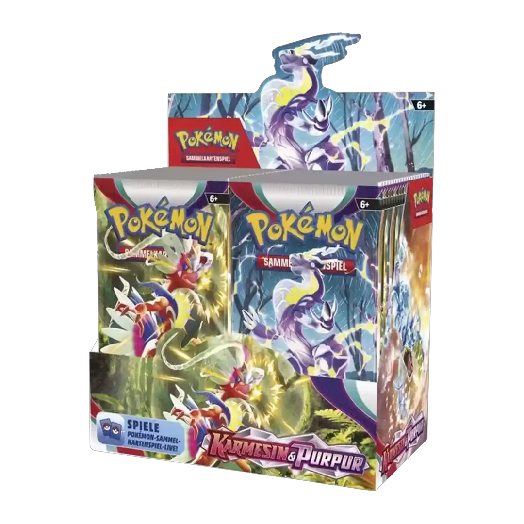 Pokemon Karmesin & Purpur Booster Display (DE)