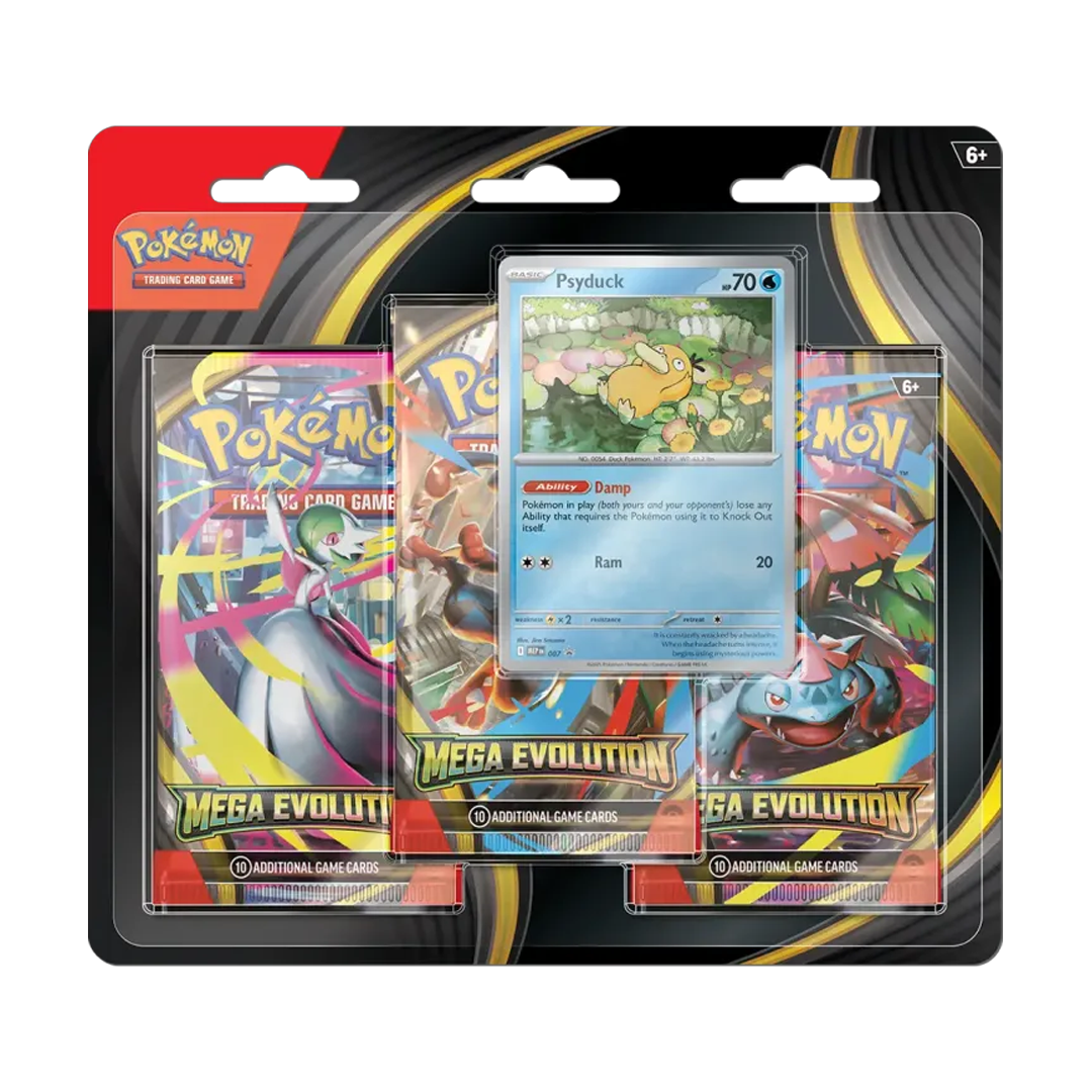 Pokemon Mega Evolution 3-Pack Blister (EN)