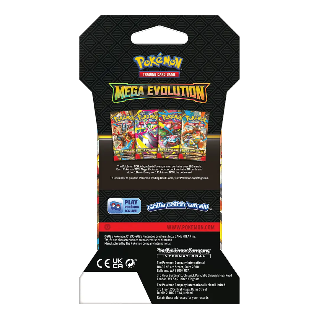 Pokemon Mega Evolution Sleeved Booster (EN)