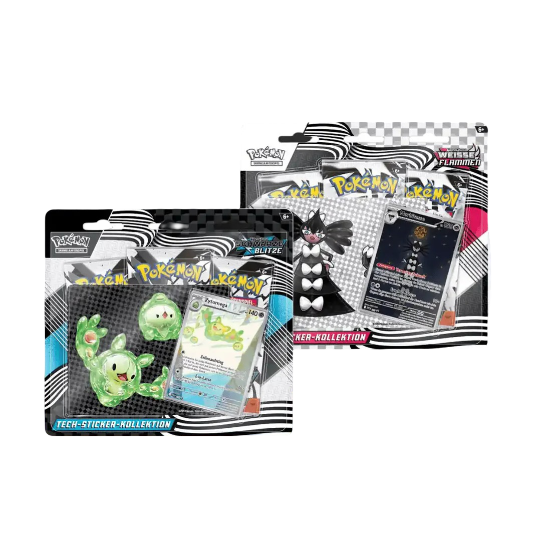 Pokemon Schwarze Blitze & Weisse Flammen 3-Pack Blister Bundle (DE)