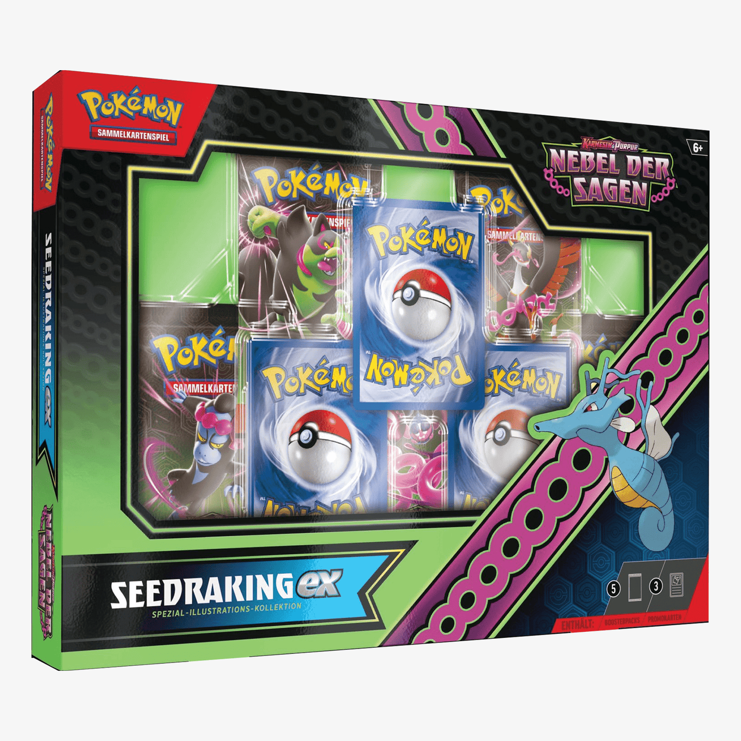 Pokemon Nebel der Sagen ex Spezial Kollektion Seedraking (DE)