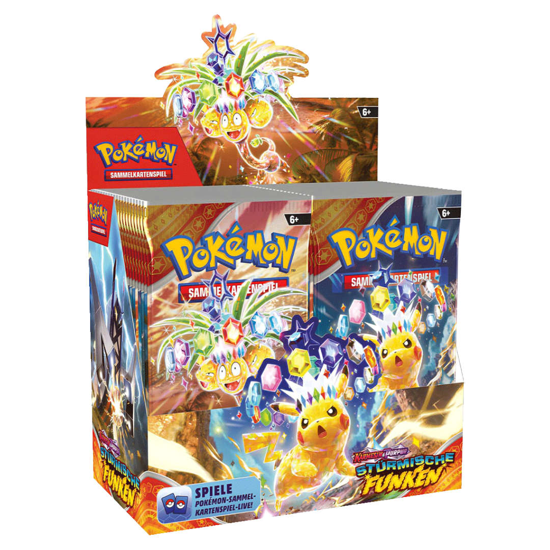 Pokemon Stürmische Funken Booster Display (DE)
