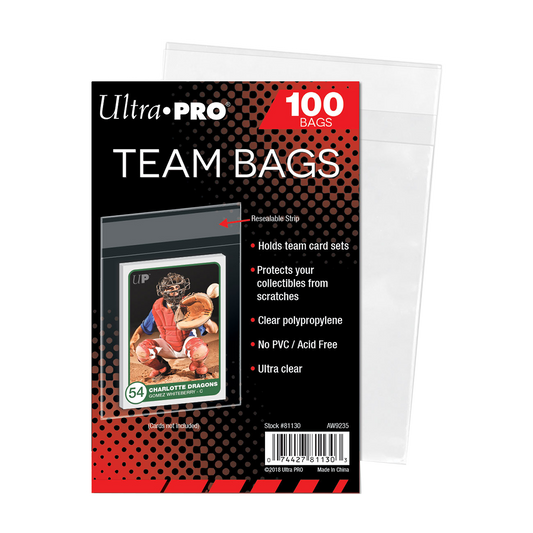 Ultra PRO Team Bags Resealable Sleeves