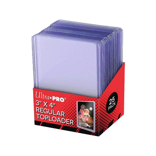 Ultra PRO 3" x 4" Clear Regular Toploader 25 Stück (Reward)