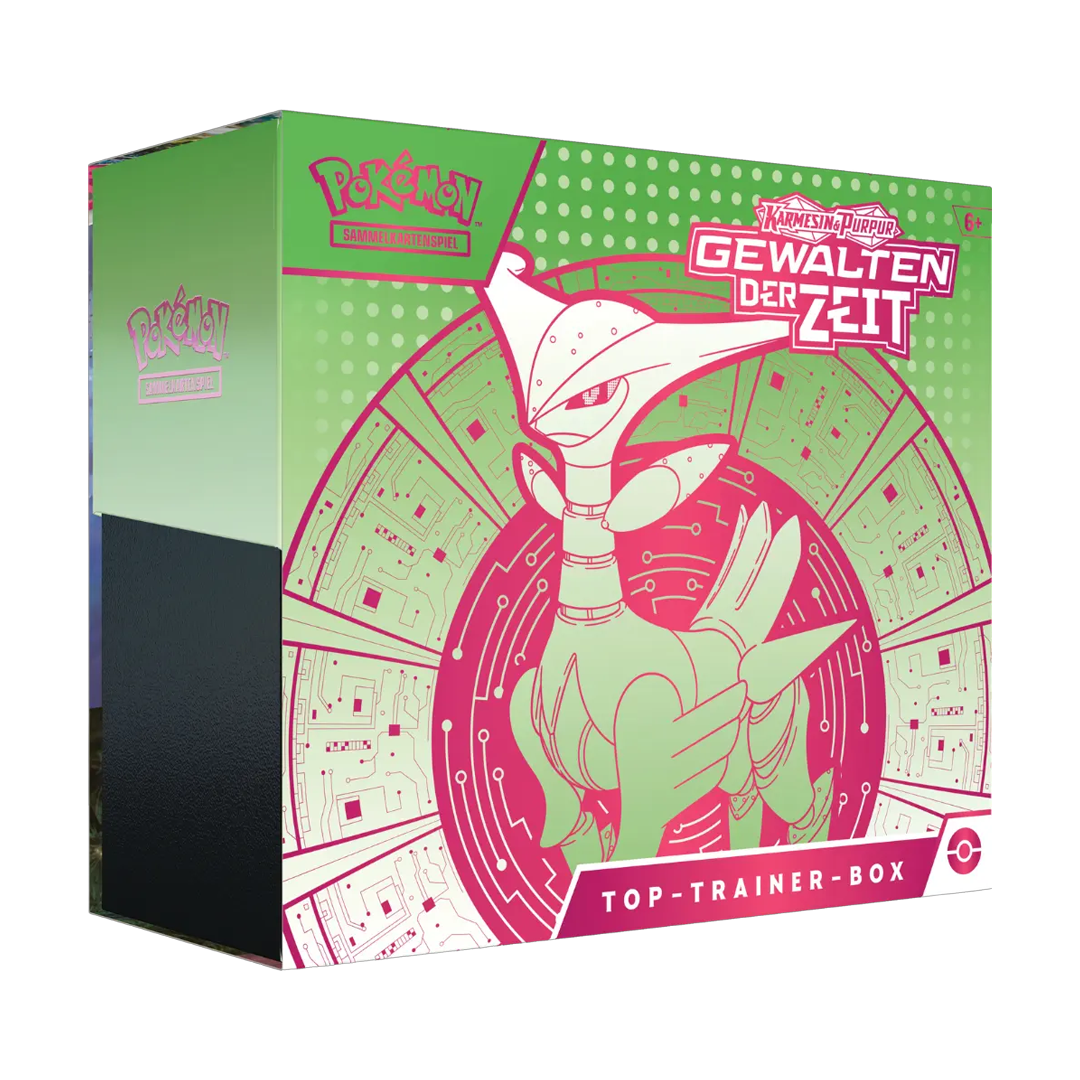 Pokemon Gewalten der Zeit Top Trainer Box (Eisenblatt) (DE)