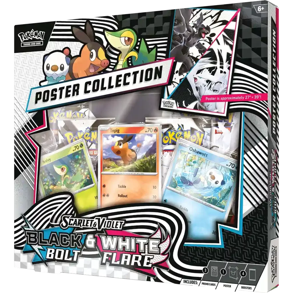Pokemon Black Bolt & White Flare Poster Collection (EN)