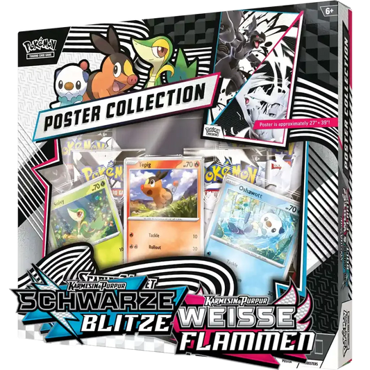 Pokemon Schwarze Blitze & Weisse Flammen Poster Kollektion (DE)