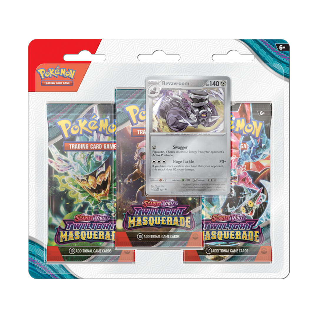 Pokemon Twilight Masquerade 3er Blister (EN)