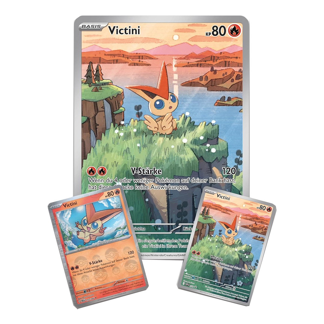 Pokemon Schwarze Blitze & Weisse Flammen Victini Kollektion (DE)
