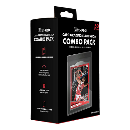 Ultra PRO Card Grading Submission Combo Pack (50 Semi-Rigids + 50 Sleeves)