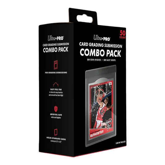 Ultra PRO Card Grading Submission Combo Pack (50 Semi-Rigids + 50 Sleeves)