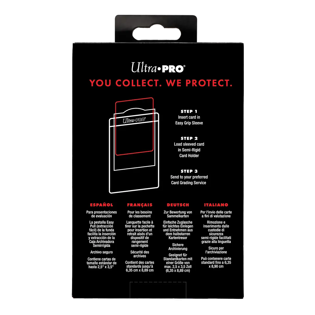 Ultra PRO Card Grading Submission Combo Pack (50 Semi-Rigids + 50 Sleeves)