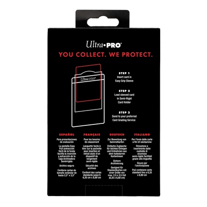 Ultra PRO Card Grading Submission Combo Pack (50 Semi-Rigids + 50 Sleeves)