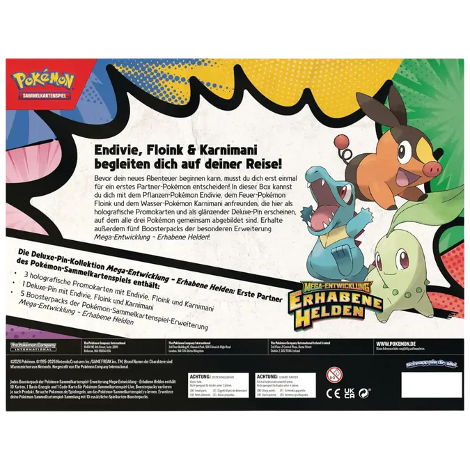 Pokemon Erhabene Helden Deluxe Pin Kollektion (DE)