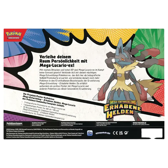 Pokemon Erhabene Helden Premium-Poster-Kollektion (DE)