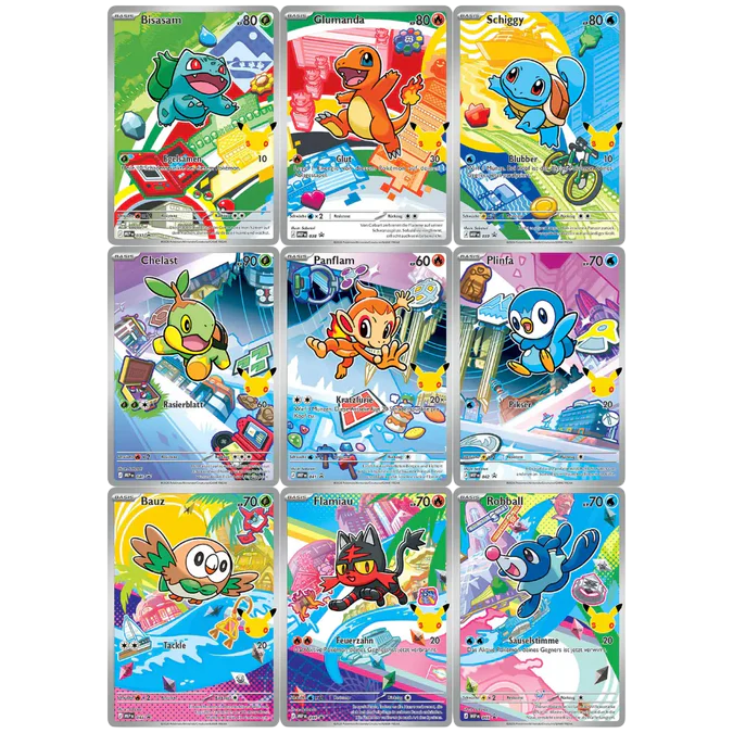Pokemon Erste Partner Illustrations Kollektion (DE)