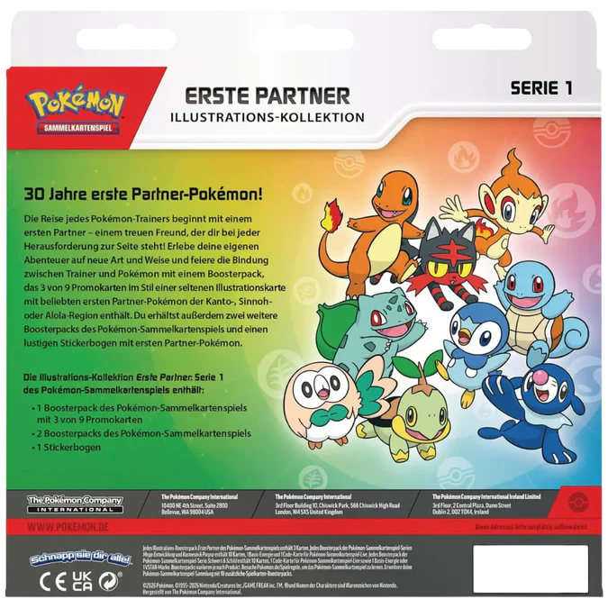Pokemon Erste Partner Illustrations Kollektion (DE)