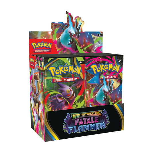 Pokemon Fatale Flammen Booster Display (DE)