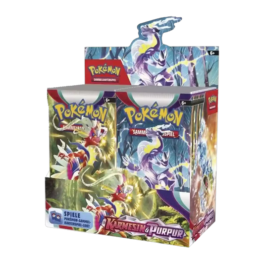 Pokemon Karmesin & Purpur Booster Display (DE)