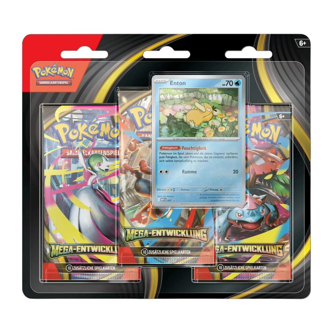 Pokemon Mega Entwicklung 3-Pack Blister (DE)