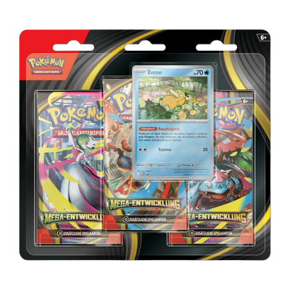 Pokemon Mega Entwicklung 3-Pack Blister (DE)