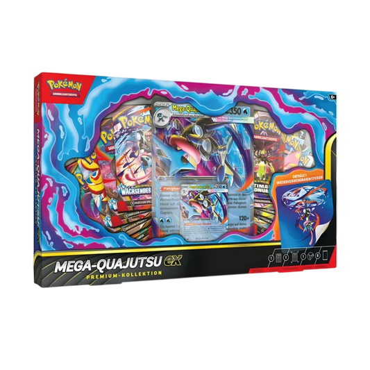 Pokemon Wachsendes Chaos Premium Kollektion Mega-Quajutsu-ex (DE)