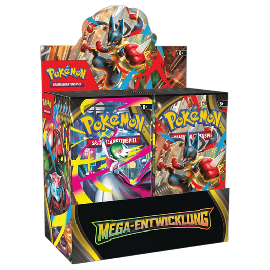Pokemon Mega Entwicklung Booster Display (DE)