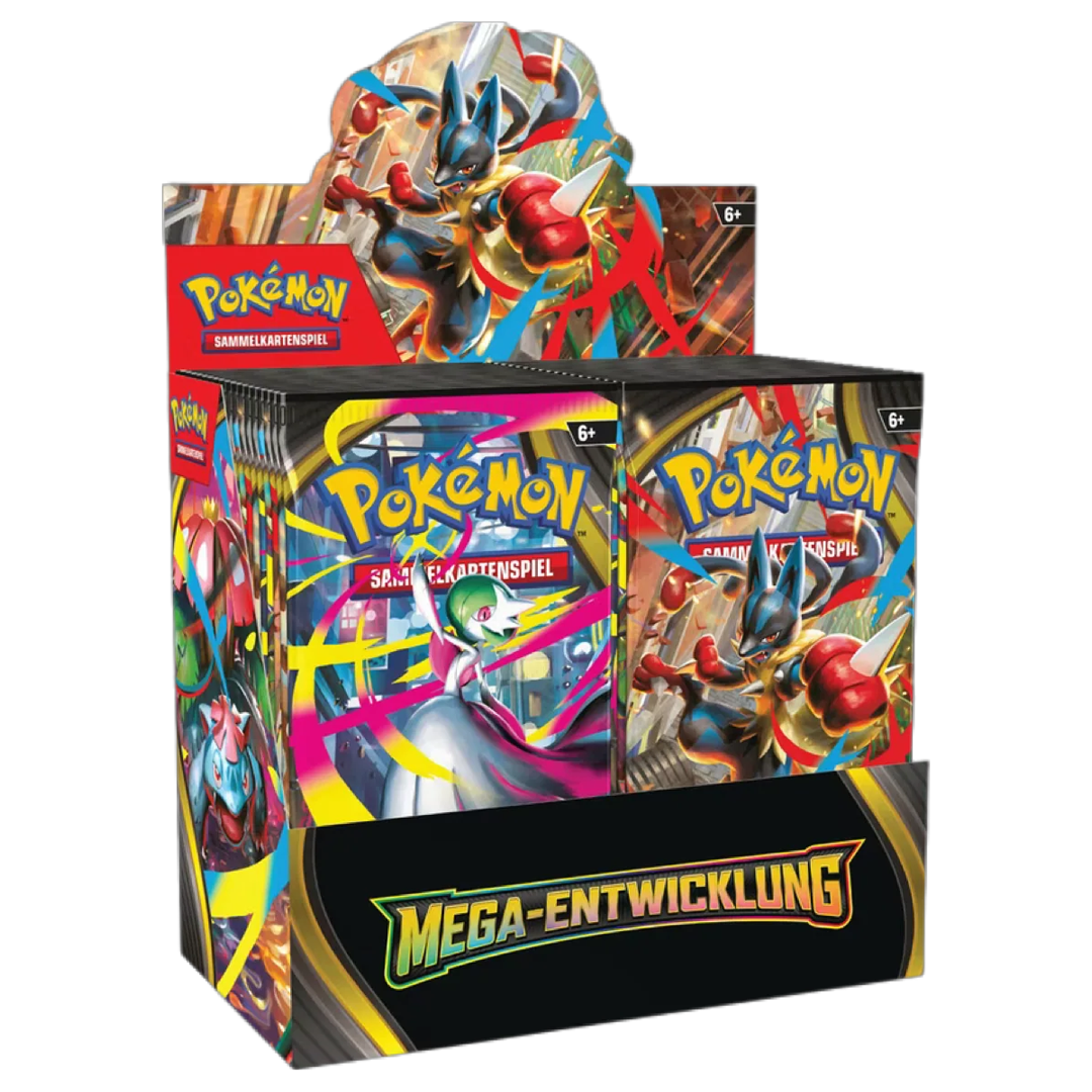 Pokemon Mega Entwicklung Booster Display (DE)