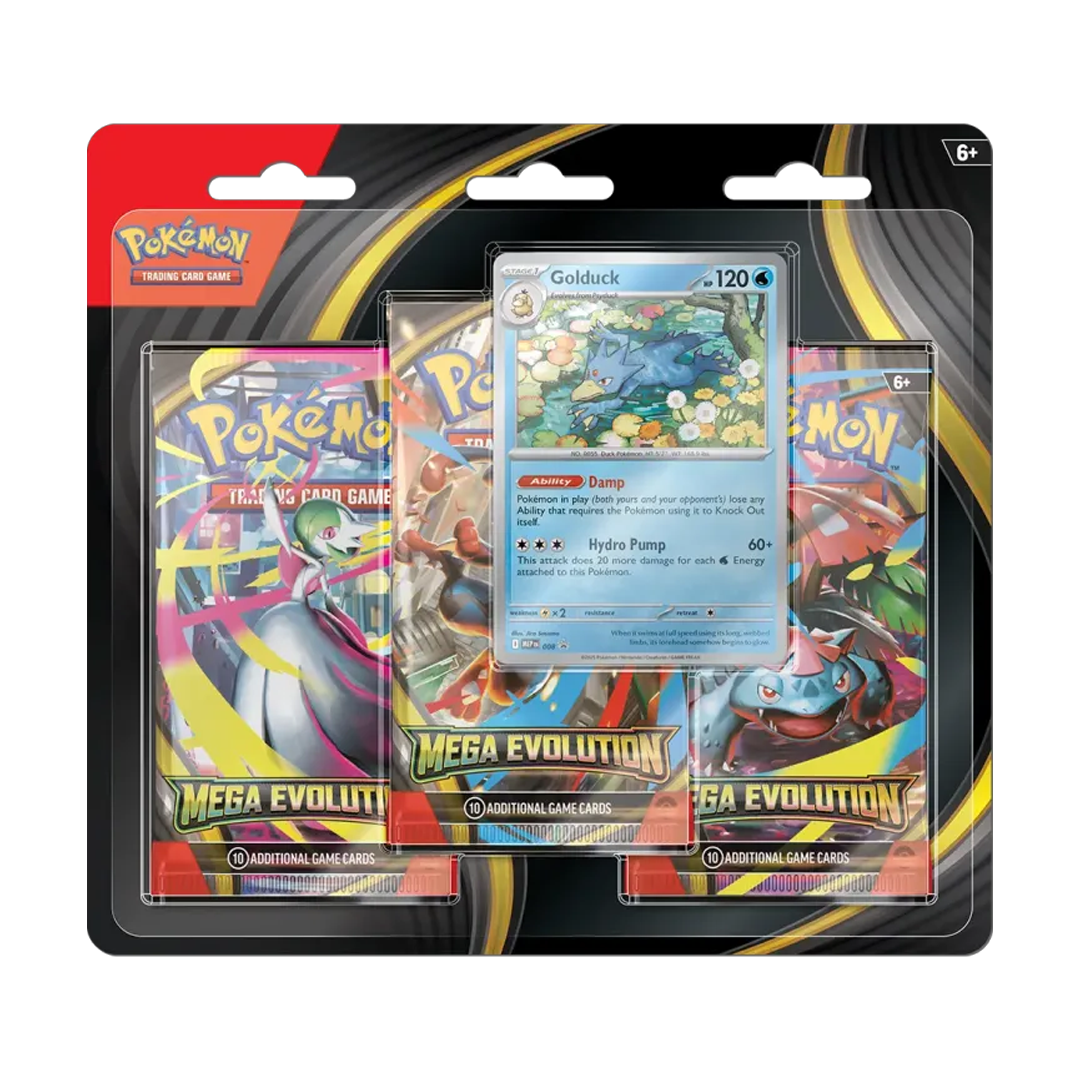 Pokemon Mega Evolution 3-Pack Blister (EN)