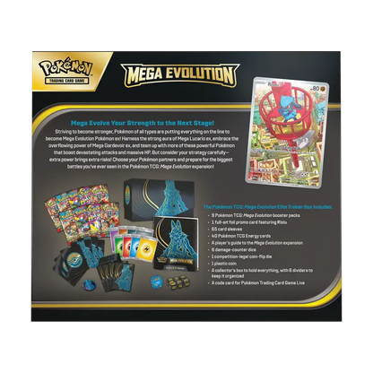Pokemon Mega Evolution Elite Trainer Box (Lucario) (EN)