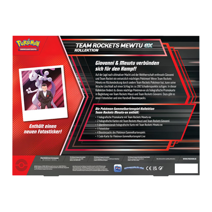 Pokemon Team Rockets Mewtu-ex Kollektion (DE)