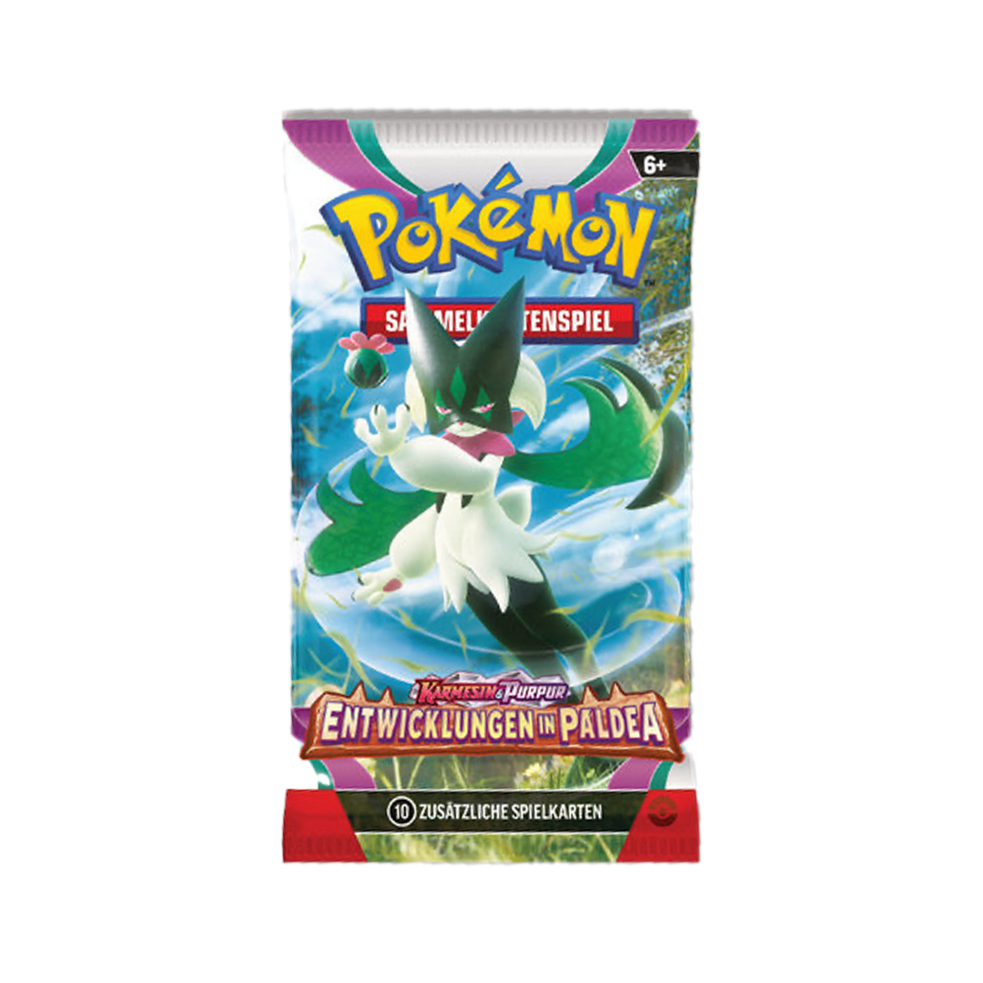 Pokemon Entwicklungen in Paldea Booster Display (DE)