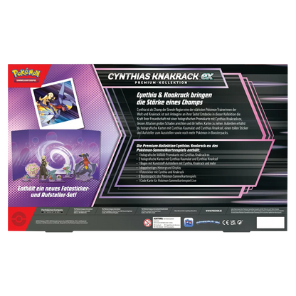 Pokemon Cynthias Knakrack-ex Premium-Kollektion (DE)