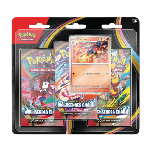 Pokemon Wachsendes Chaos 3-Pack Blister (DE)
