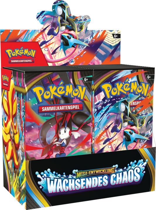 Pokemon Wachsendes Chaos Booster Display (DE)