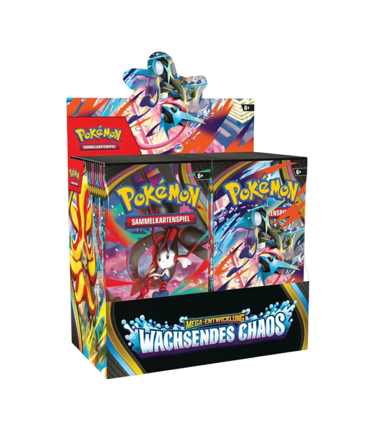 Pokemon Wachsendes Chaos Booster Display (DE)