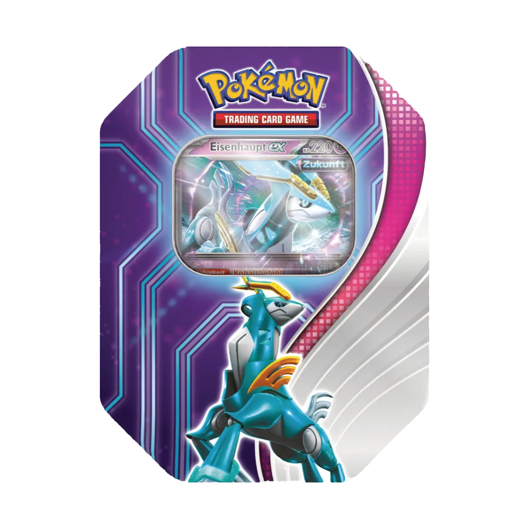 Pokemon Paradox Schicksale Tin Box (Eisenhaupt EX) (DE)