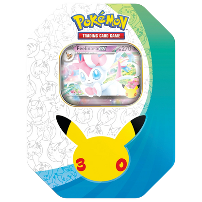 Pokemon 30 Jahre Edition Feelinara-ex & Mega-Zeraora-ex Tin Box Bundle (DE)