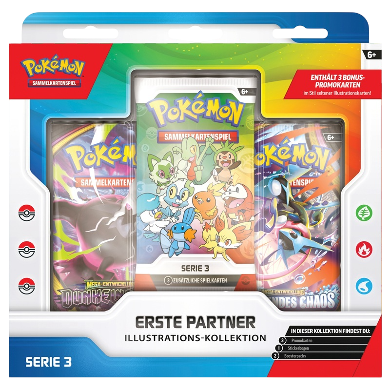 Pokemon Erste Partner Illustrations Kollektion Serie 3 (DE)