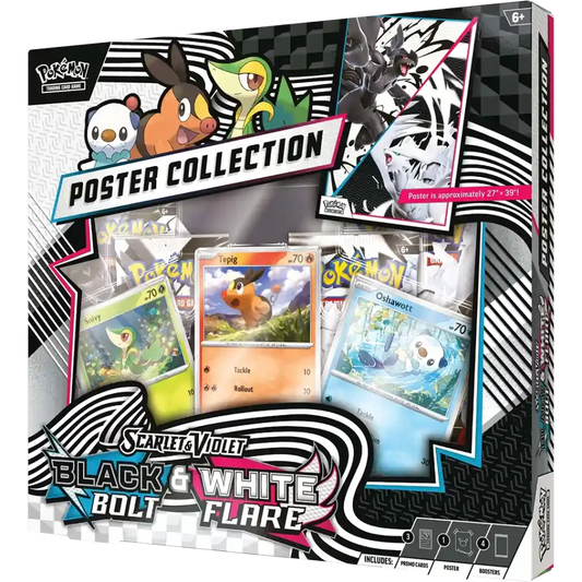 Pokemon Black Bolt & White Flare Poster Collection (EN)