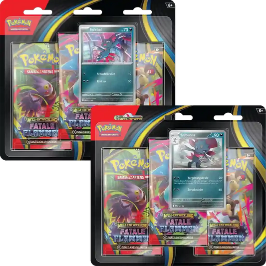 Pokemon Fatale Flammen 3-Pack Blister (DE)