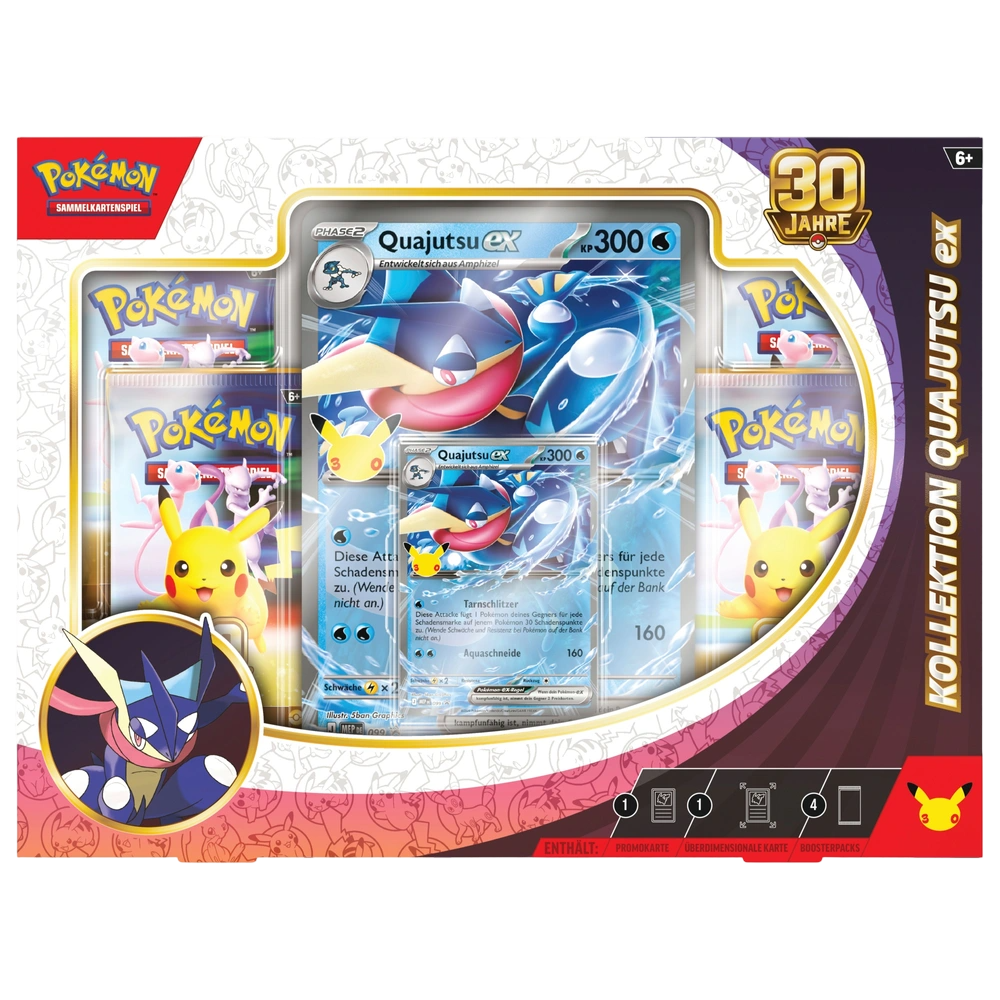 Pokemon 30 Jahre Edition Quajutsu-ex Kollektion (DE)
