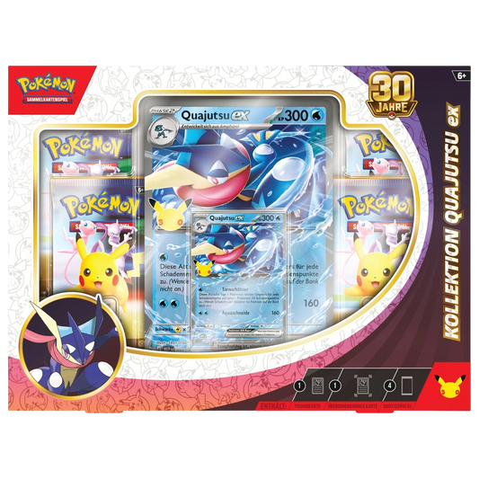 Pokemon 30 Jahre Edition Quajutsu-ex Kollektion (DE)
