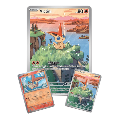 Pokemon Schwarze Blitze & Weisse Flammen Victini Kollektion (DE)